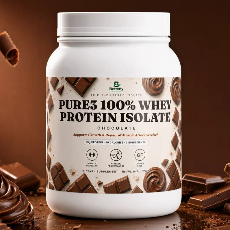 Pure3 100% Whey Protein Isolate (Chocolate)