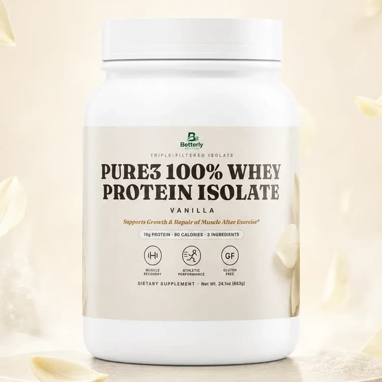 Pure3 100% Whey Protein Isolate (Vanilla)