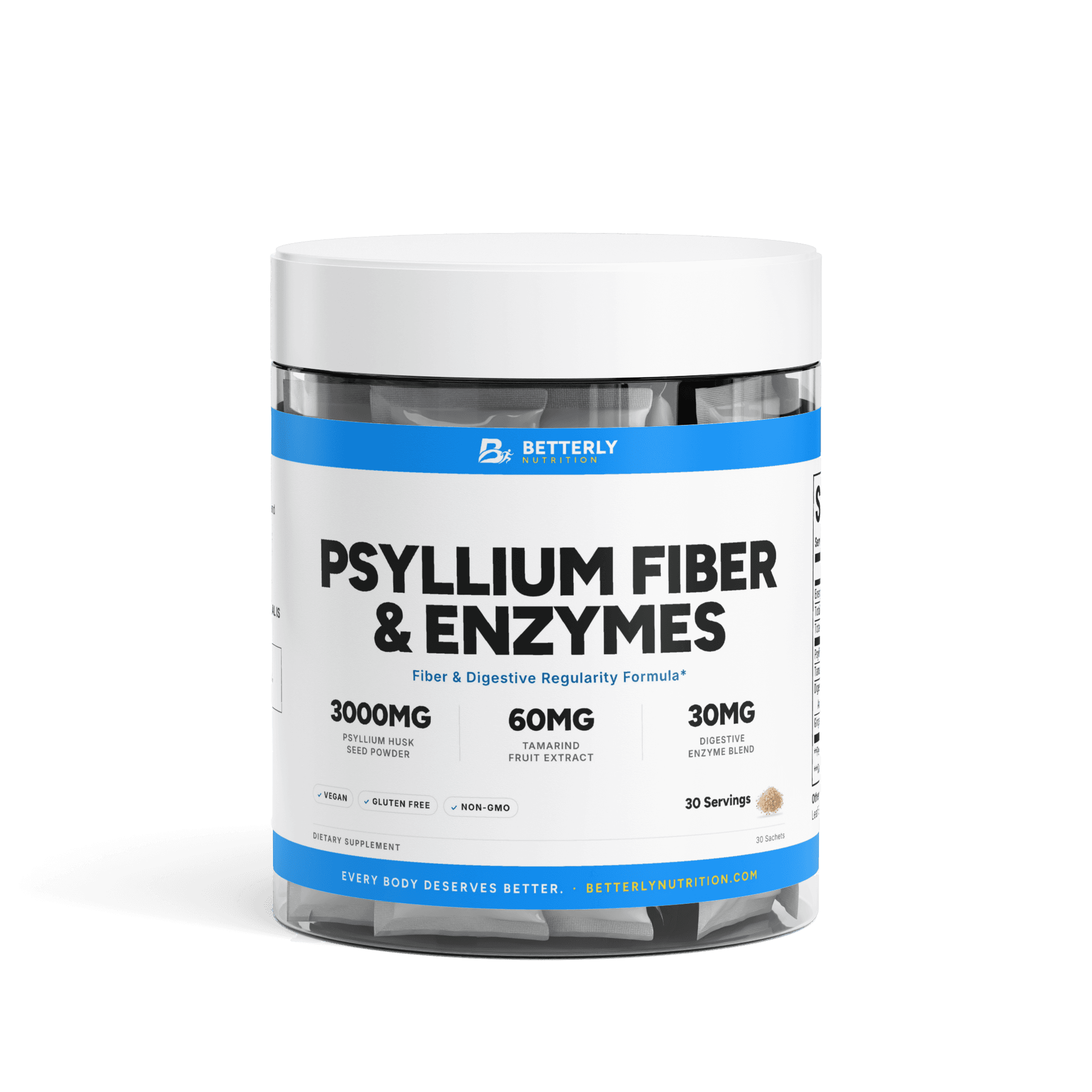 Psyllium Fiber & Digestive Enzyme Powder