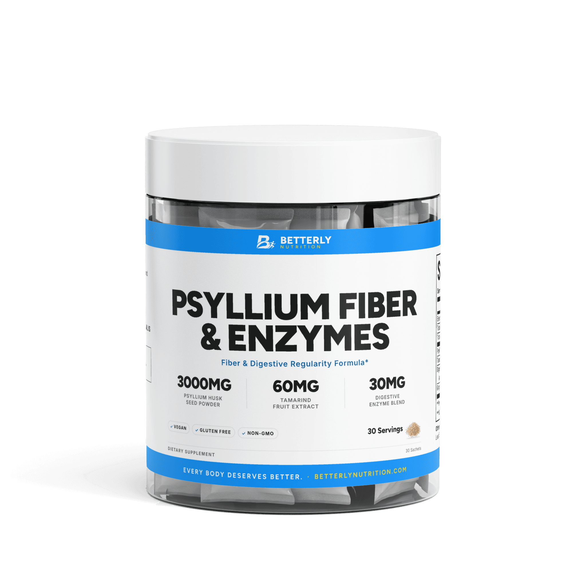 Psyllium Fiber & Digestive Enzyme Powder