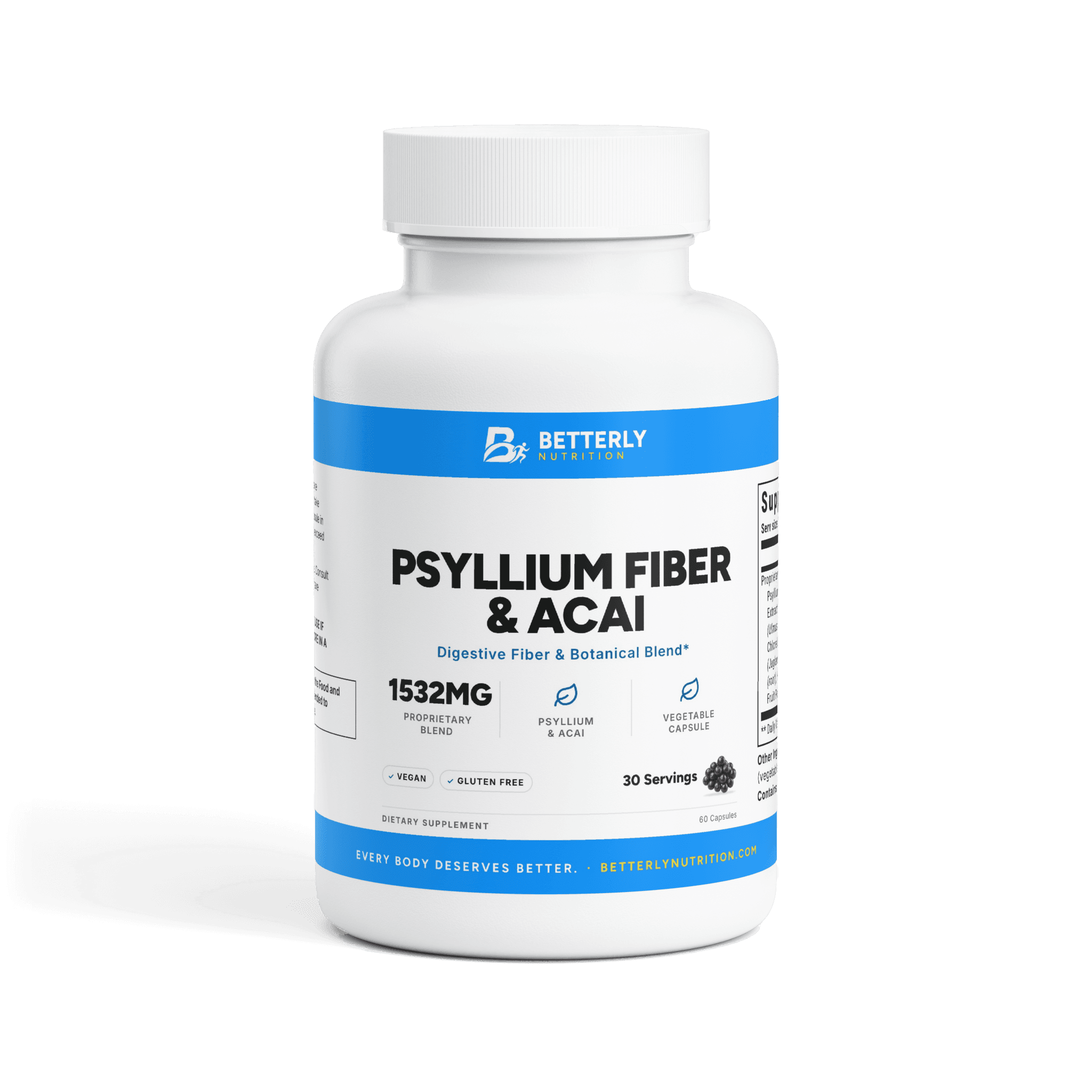 Psyllium Fiber & Acai Capsules