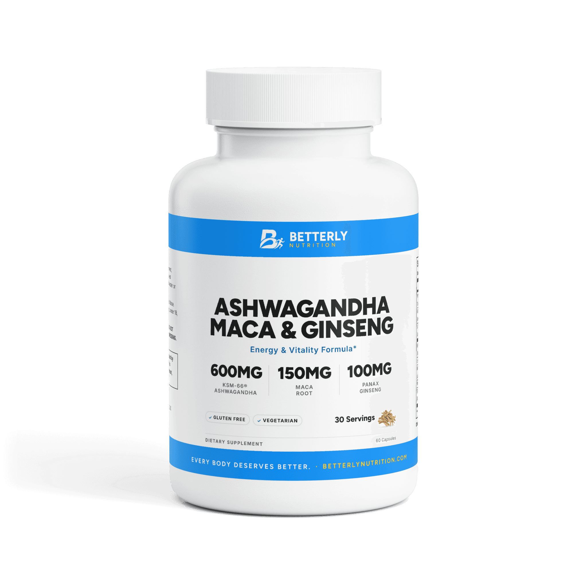 Ashwagandha, Maca & Ginseng Capsules