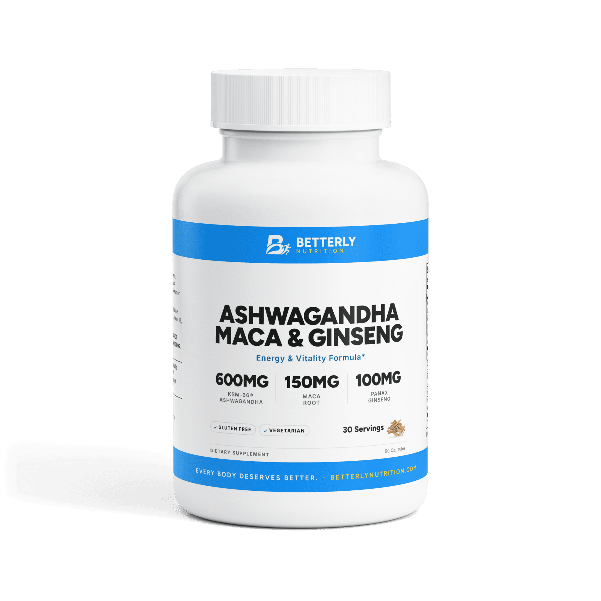 Ashwagandha, Maca & Ginseng Capsules