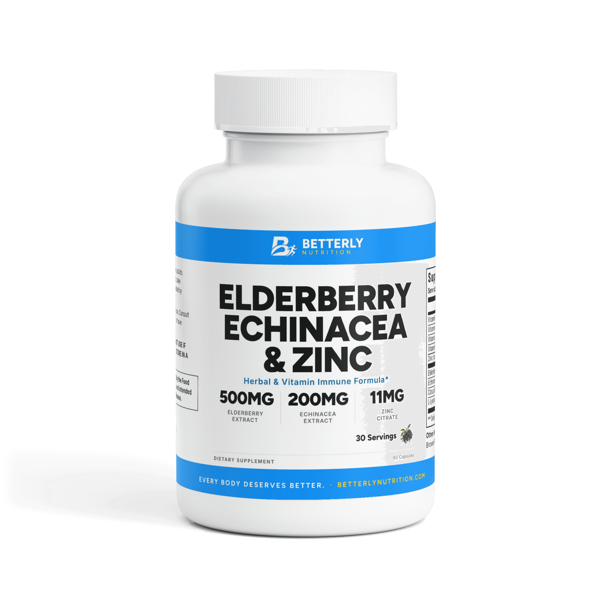 Elderberry, Echinacea & Zinc Capsules