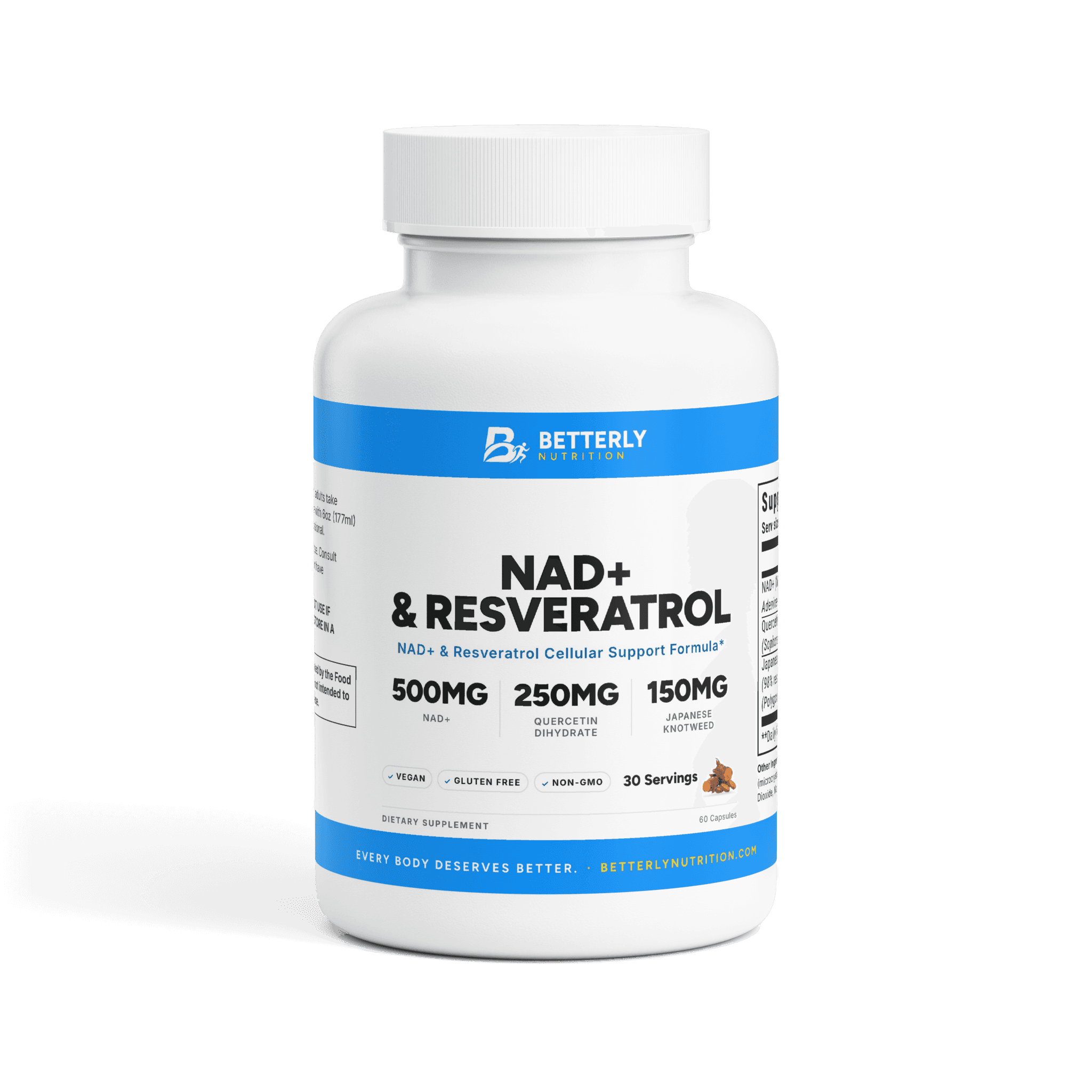 500mg NAD+ & Resveratrol Capsules