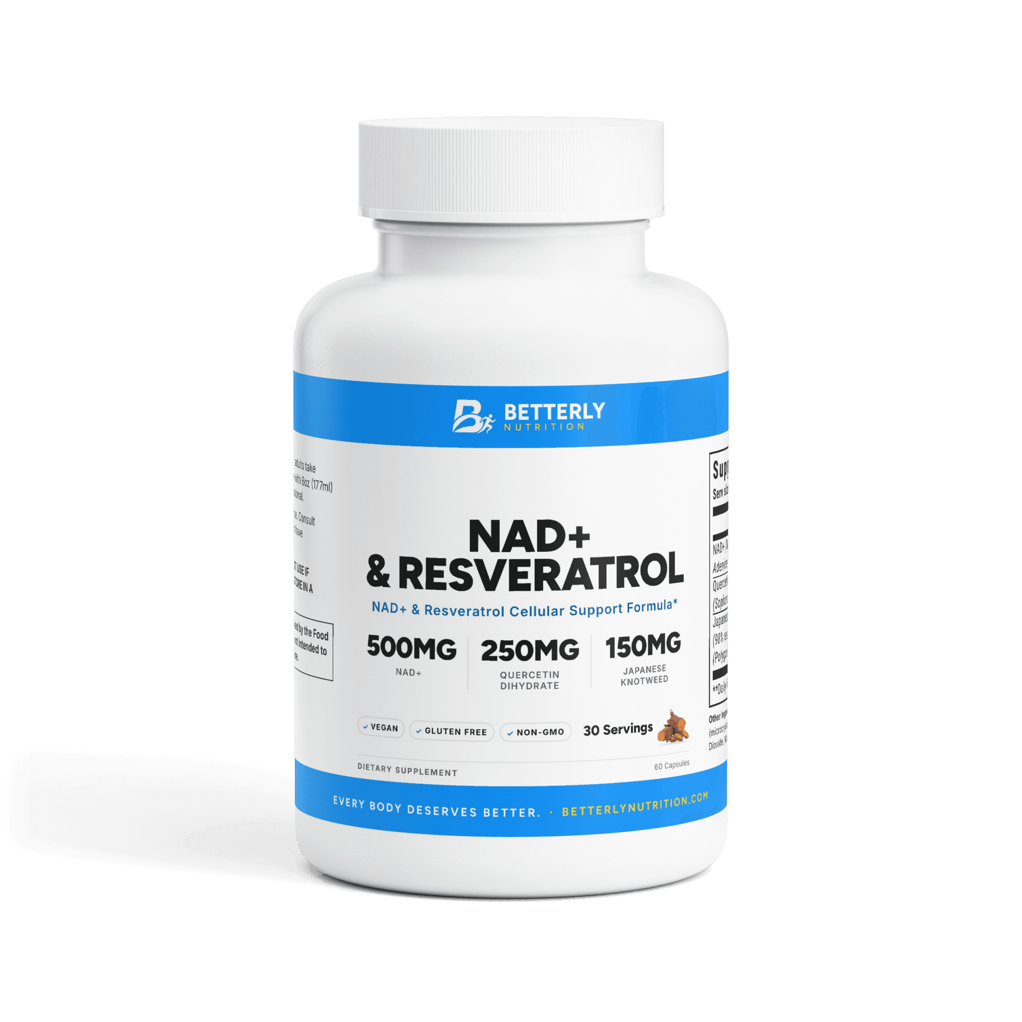 500mg NAD+ & Resveratrol Capsules