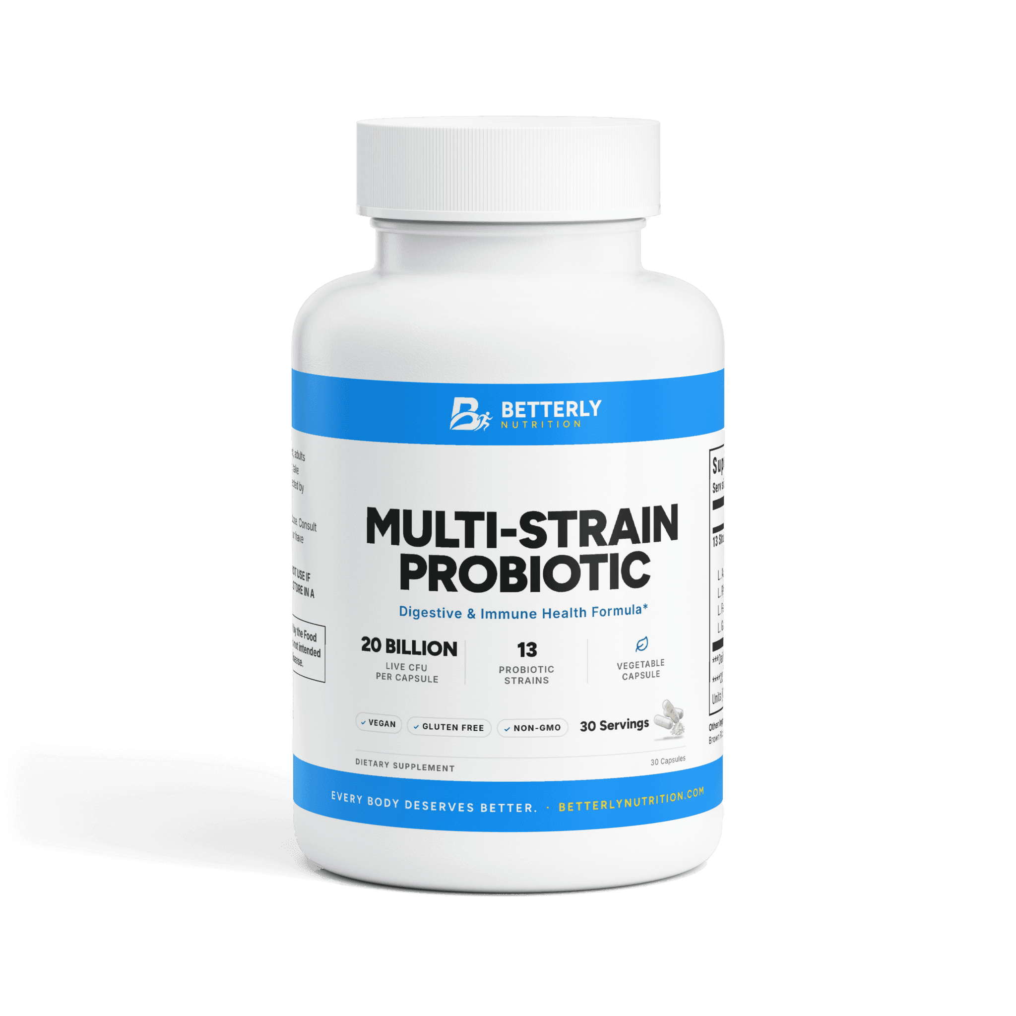Multi-Strain Probiotic Capsules