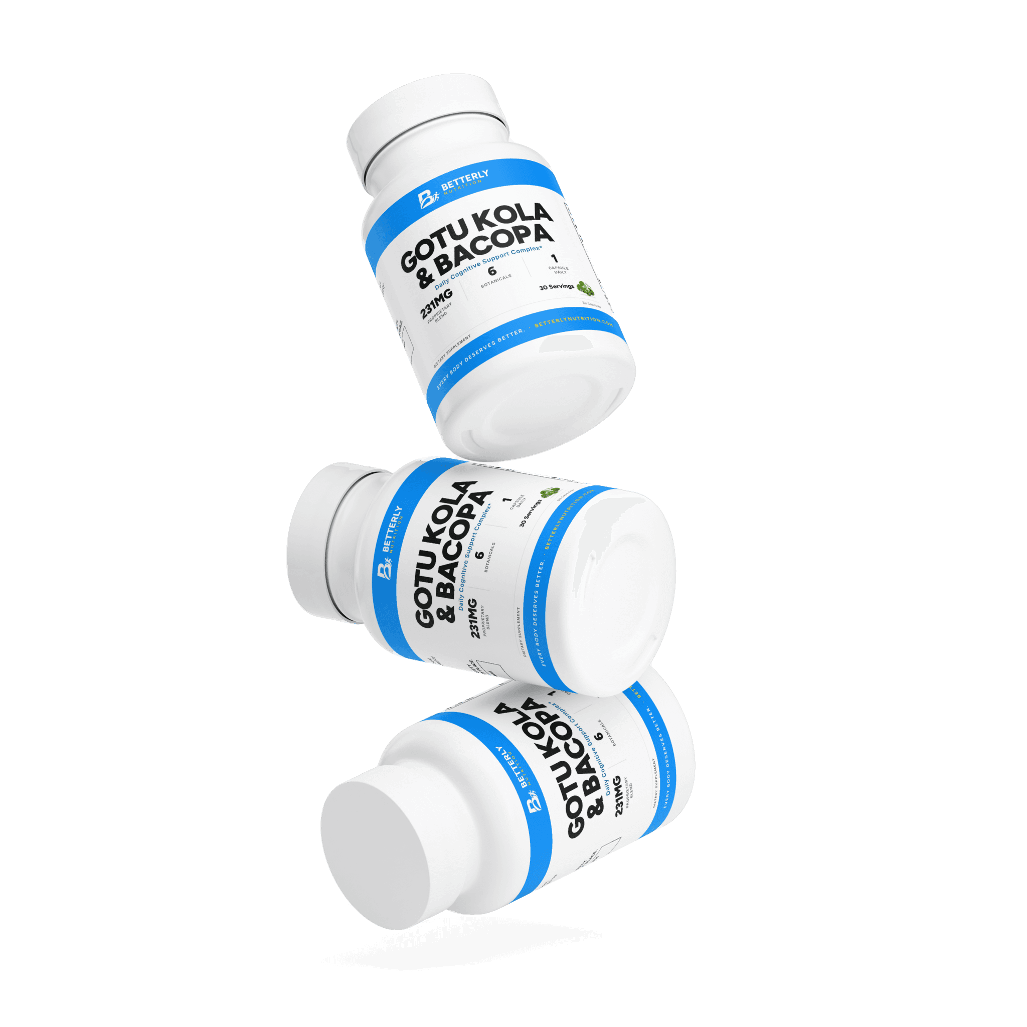 Gotu Kola & Bacopa Capsules, opened to show the contents