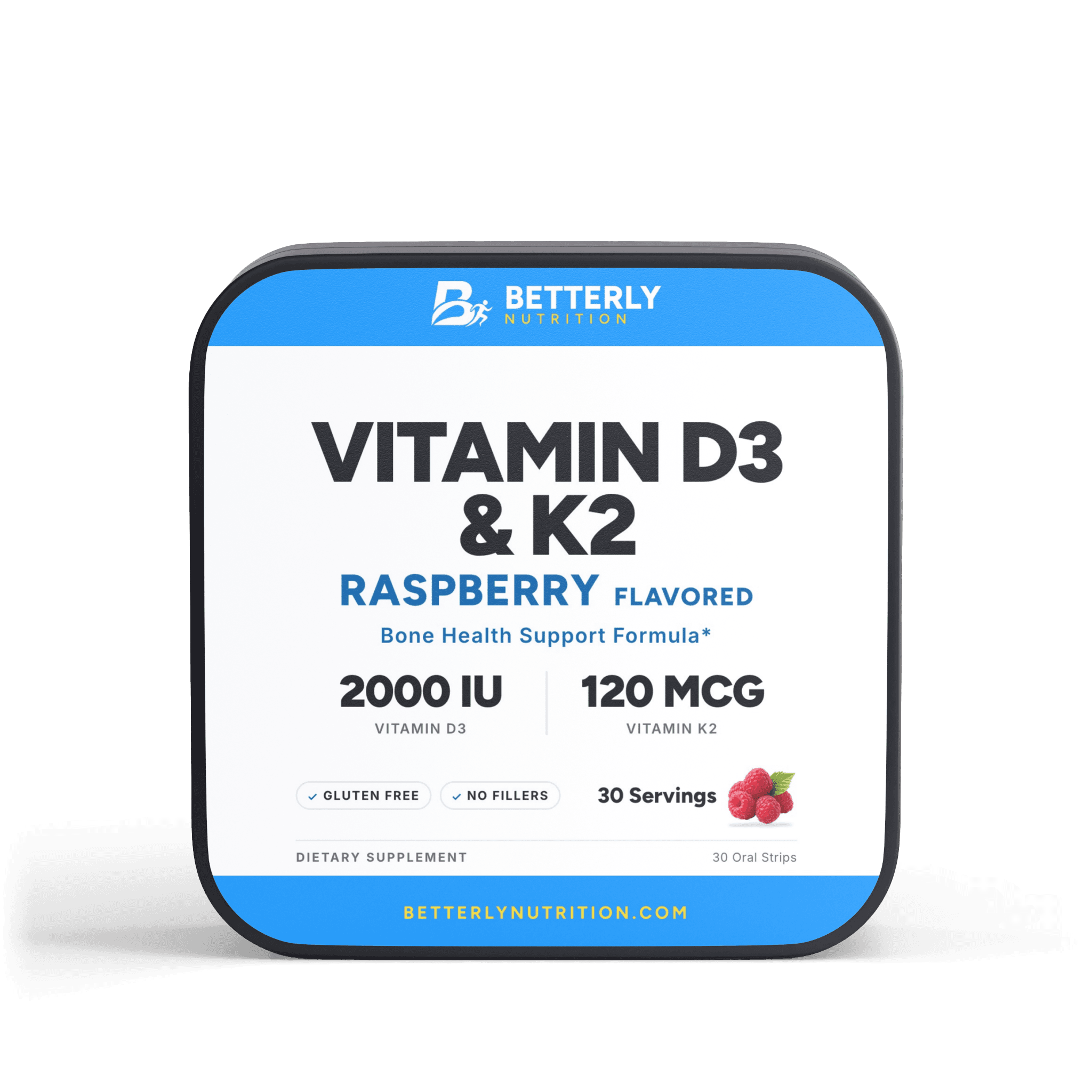 2,000 IU Vitamin D3 & K2 Strips