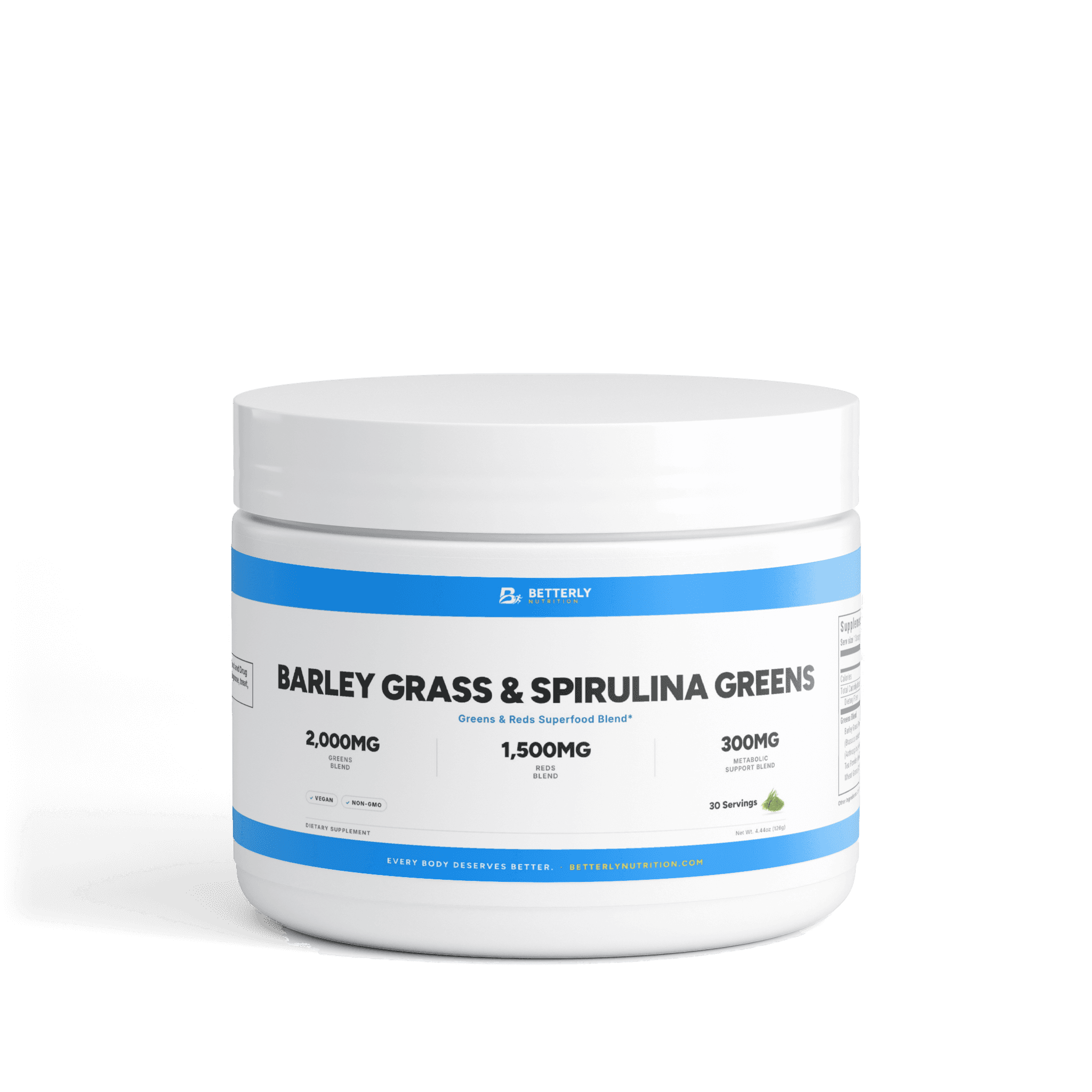 Barley Grass & Spirulina Greens Powder