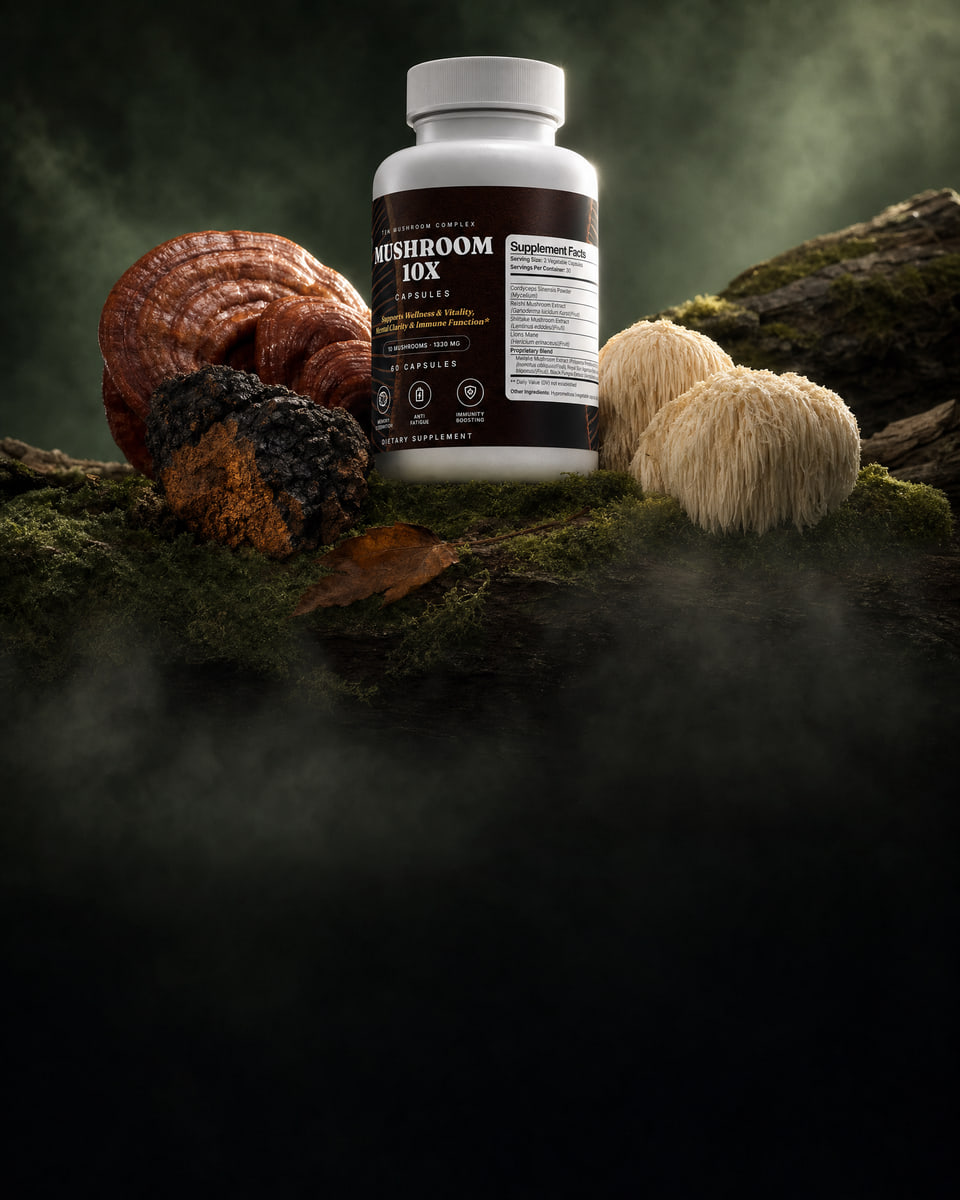Mushrooms — Betterly mushroom complex 10 x